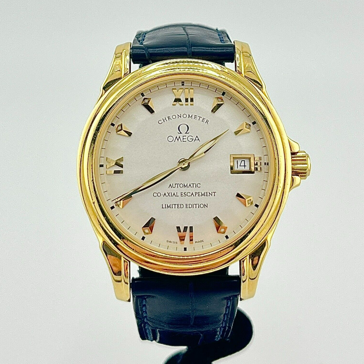 OMEGA DeVille ゴールド 時計 Omega DeVille Prestige 'MOP' Diamond – Analog:Shift