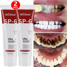2PCS SP-6 Probiotic Toothpaste,Sp-6 Toothpaste Whitening Quick White Toothpaste