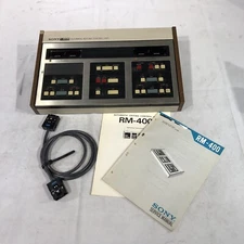 Sony RM-400 Automatic Editing Control Unit- Powers on.