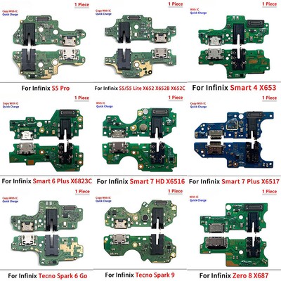 Für Infinix Tecno Spark 9/Smart 7Plus/Zero XPro Schnelllade IC Endstecker Platte
