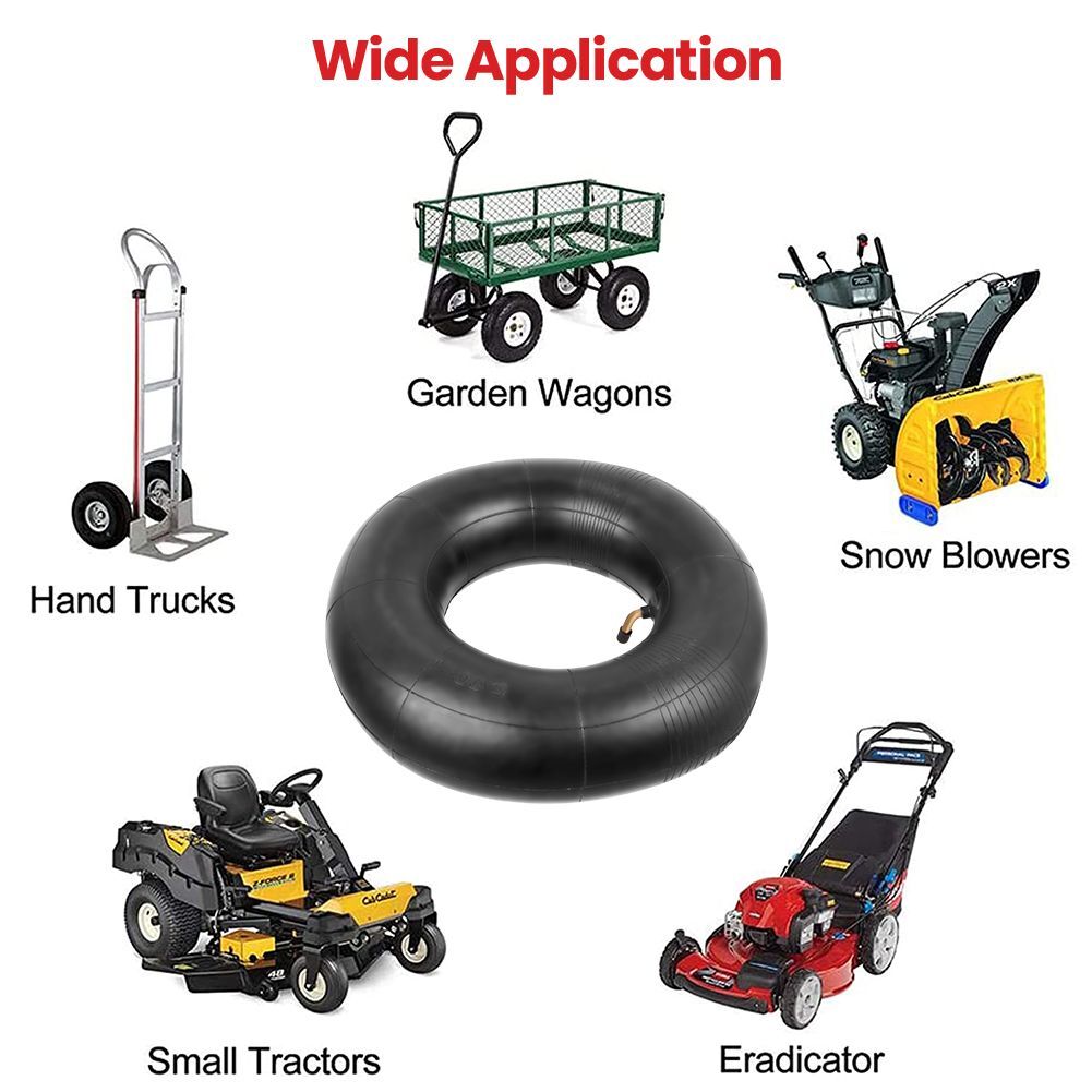 Lotto 2 Camere D'aria Rasaerba 13x5.00-6 Carter Pneumatico