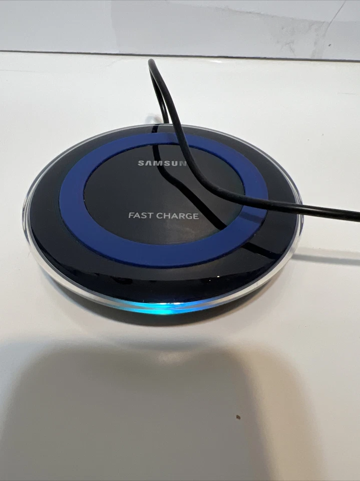 Cargador rápido inalámbrico original Samsung EP-PN920 con cable USB funciona Foto 4 de 4