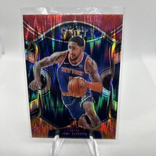 2020-21 Select Obi Toppin Concourse Red White Orange Flash Prizm Rookie #68