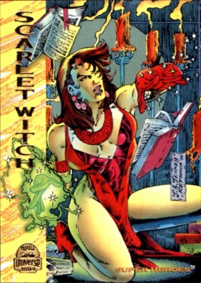 1994 Fleer Marvel Universe V #162 Scarlet Witch