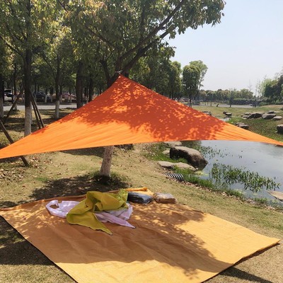 Sun Shade Sail Waterproof Polyester Shading Garden Courtyard