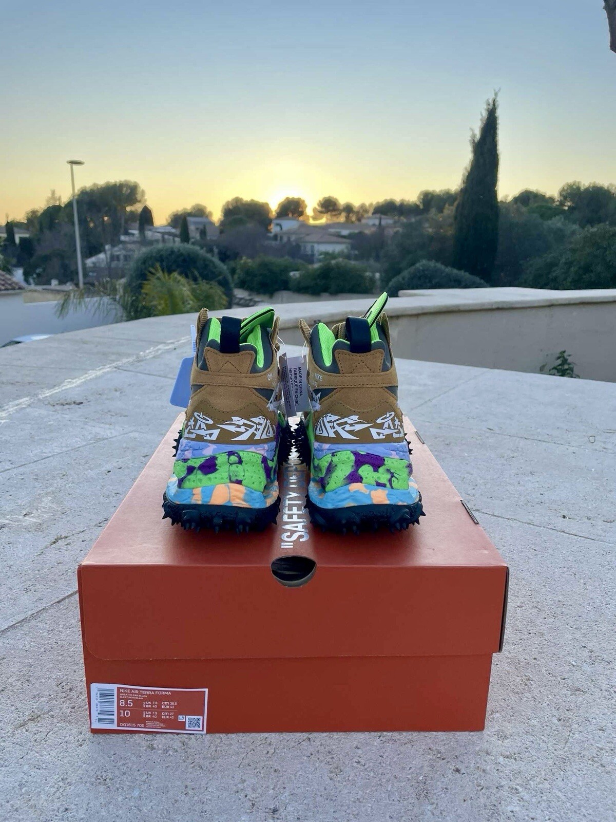 OFF WHITE X NIKE Nike x Off White Terra Forma Wheat Taille 42