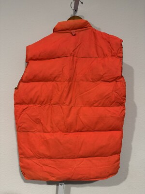 Hansa Branta Goose Down Vest Mens S Puffer Green Camo Hunting Camp