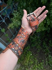 Vintage Ed Hardy Handmade Genuine Leather Belt 96  4,2