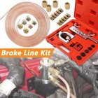 <!--F#f_0-->3/16 25FT Brake Line Pipe Repair Kit Copper Pipe Flaring Tool & 20 Nuts Fittings<!--F/-->