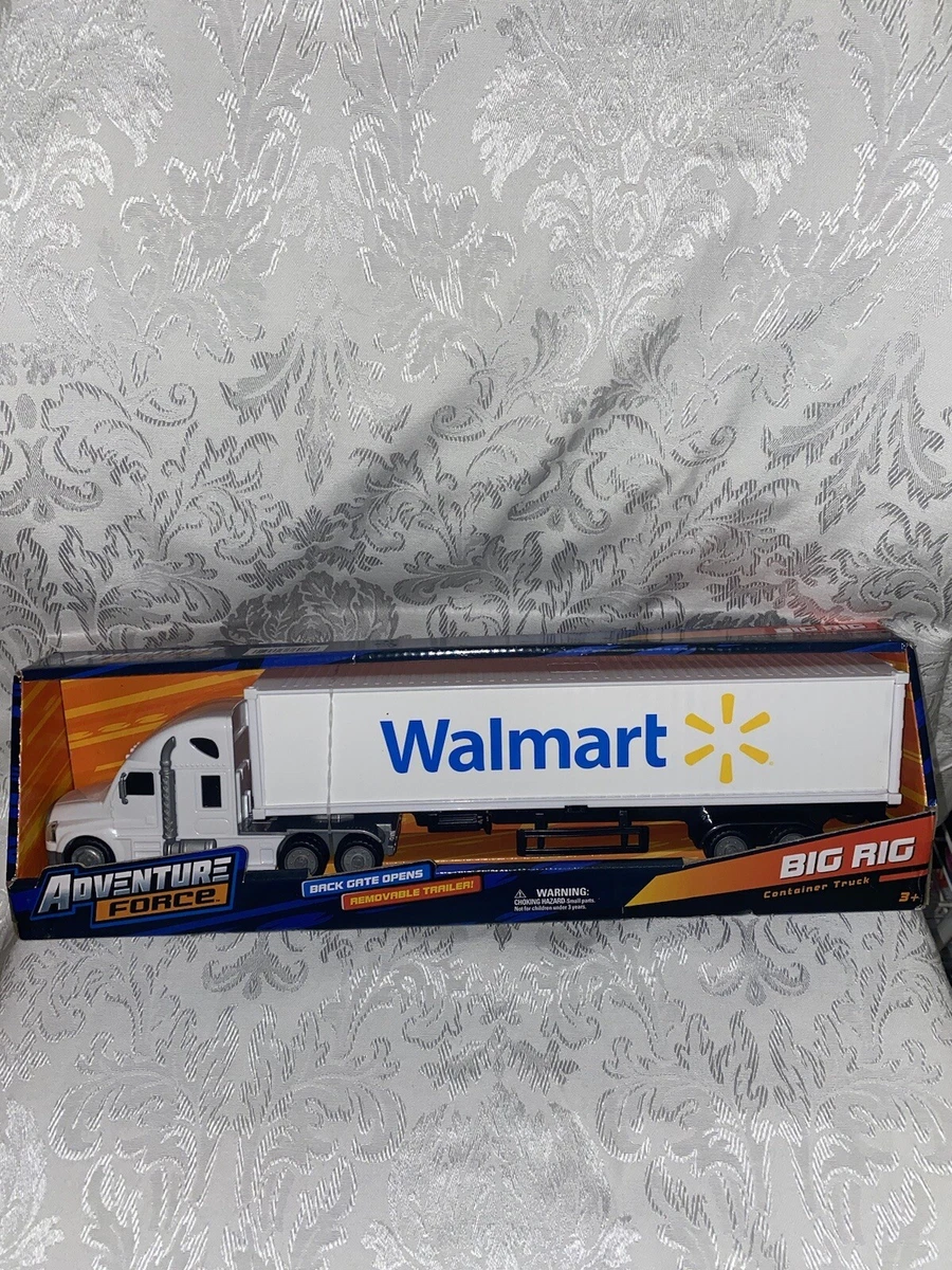 NEW Adventure Force WalMart Big Rig Hauler Semi Truck Hauler Container Truck Toy