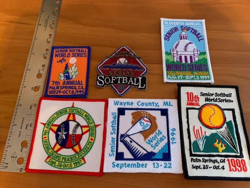 Lot of Senior Softball World Series Programs and Patches