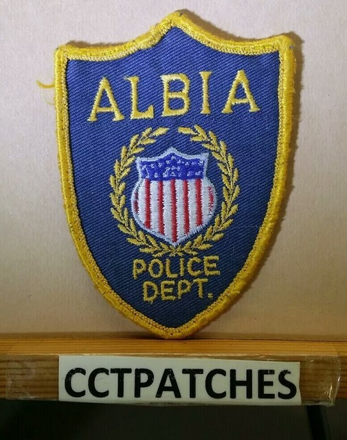 ALBIA, IOWA POLICE SHOULDER PATCH IA eBay