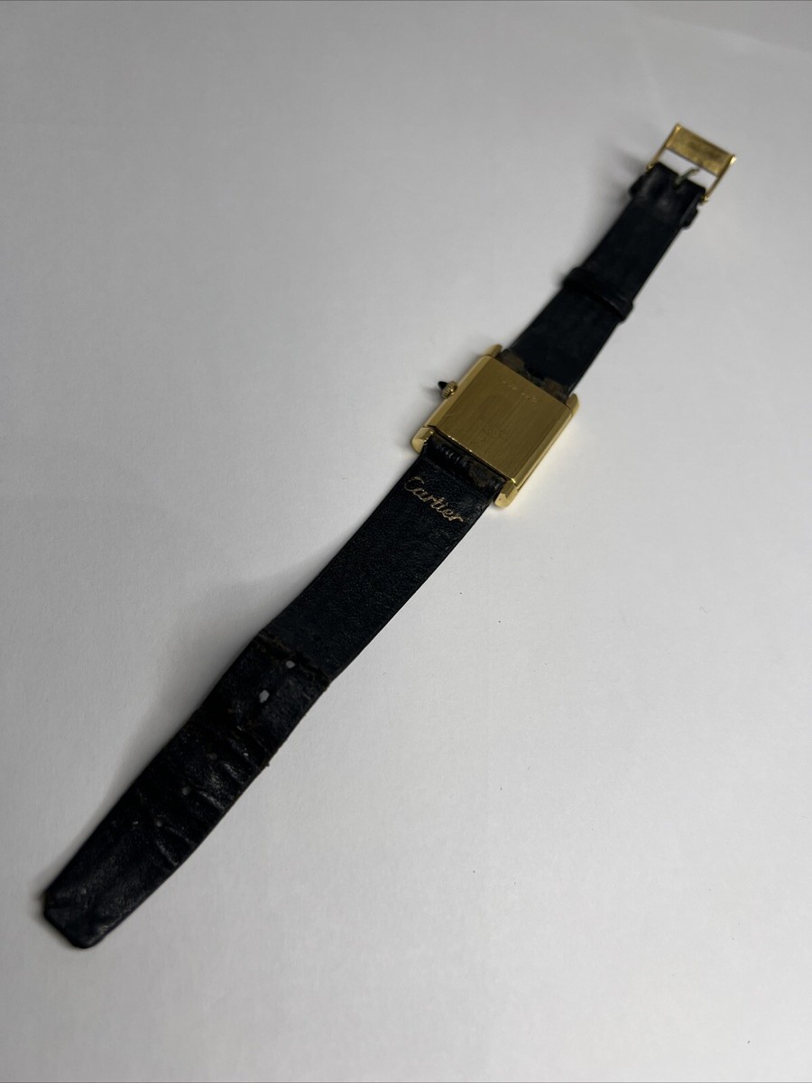 Cartier Tank Vintage 18k Gold Electroplated Manual Wind