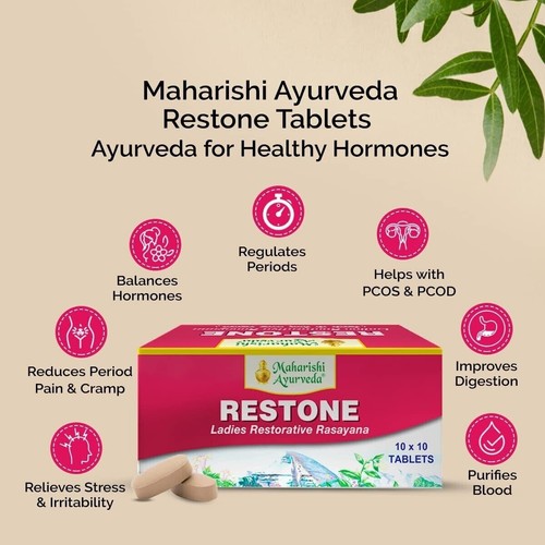 Maharishi Ayurveda Restone Tablets herb mix - 100 Tablets FREE SHIPPING ...