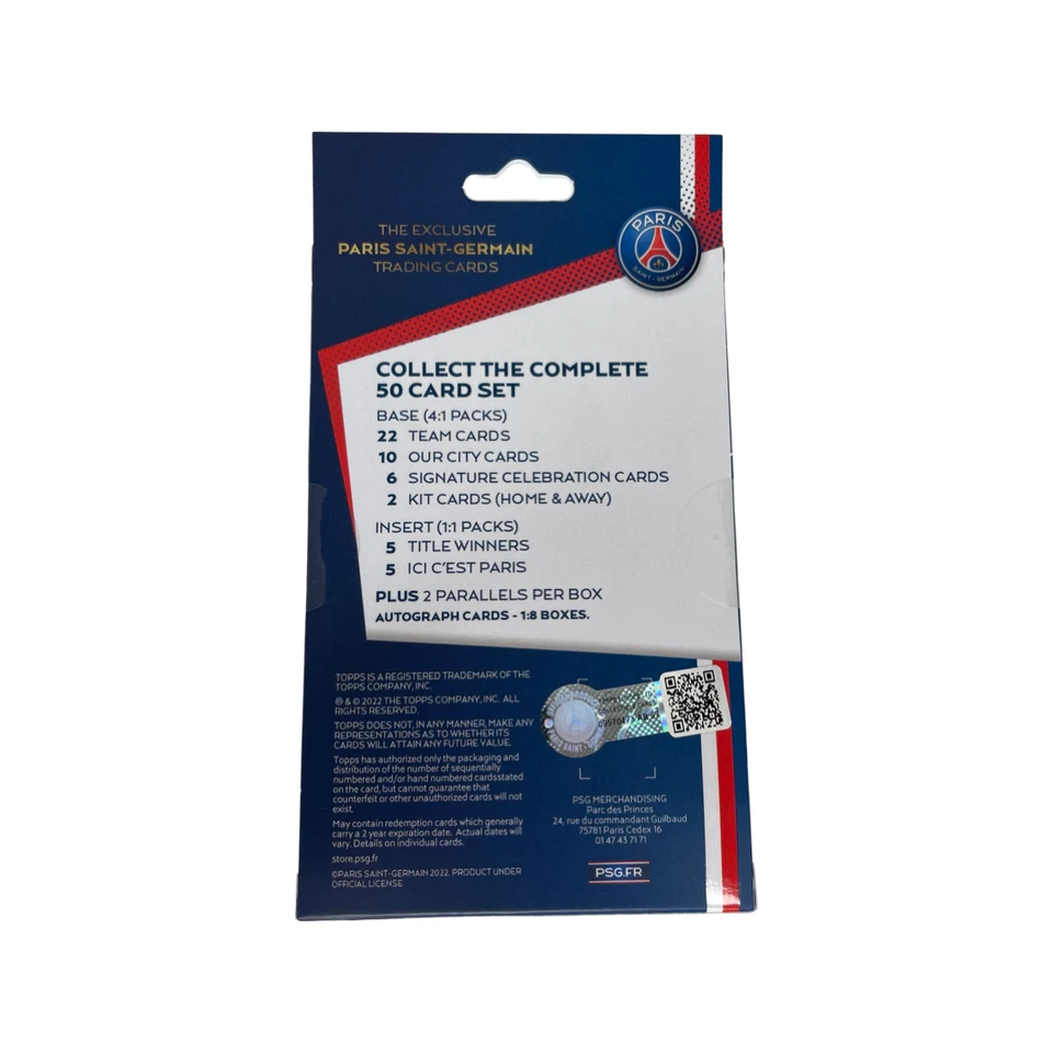 2021-22 Topps PSG Paris Saint-Germain Team Set auto Mbappe? Messi? IN HAND - Image 2 of 2