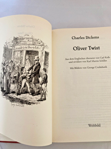 Charles Dickens Oliver Twist gebunden Weltbild Sammler Edition Illustriert - Bild 5 von 7