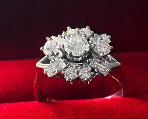 Diamant Brillant Ring 18kt Gold 750 Weißgold Schätzpreis: 2500 EUR - Bild 2 von 9