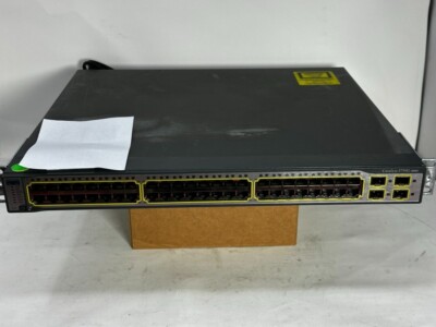 Cisco Catalyst 3750G Series 48 Port Gigabit Managed Switch WS-C3750G ...