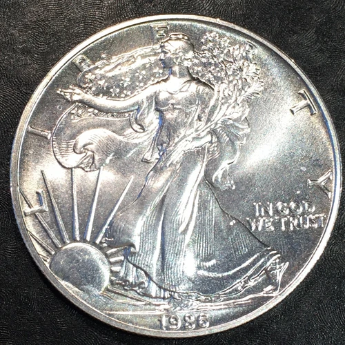 1986 Uncirculated American Silver Eagle US Mint Issue 1oz Pure Silver #P124