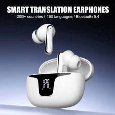 New Translator Earbuds 150+ Languages Real Time Translator Earphones Smart Voice