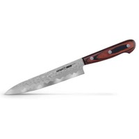 Samura Kaiju Allzweck KüChenmesser, 15 Cm Edelstahlklinge, Hartholzgriff, SKJ023
