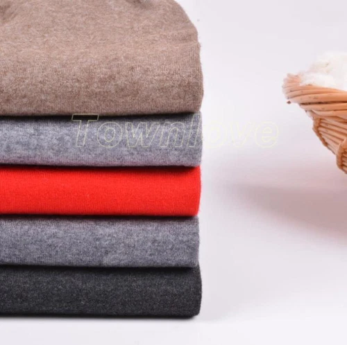 Ropa interior térmica para hombre mezcla de lana de cachemir cálida tejida larga Johns pantalones de invierno - Imagen 3 de 22