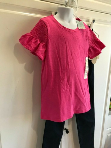 NEW Young Girls Grane Jeans size 0 with Cat & Jack Shirt size Medium 7/8 - Picture 3 of 11
