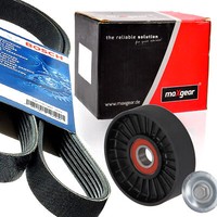 Bosch 6PK1256 Keilrippenriemen + Rolle FüR Ceed Soul Venga 1.4 1.6 Klima KIA