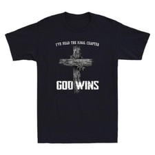 I've Read God Wins Christian Faith In Christ Funny Bible Religious Men's T-Shirt