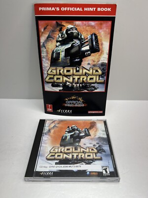 Ground Control Computer PC Game 2000 Sierra Studios - CD and Hint Book Included