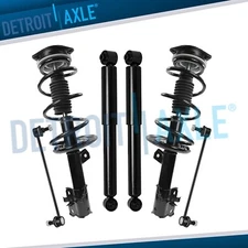 AWD Front Strut w/Coil Spring Rear Shock Sway Bar Kit for 2008-2012 Nissan Rogue