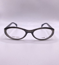 Giorgio Armani GA 870 O48 Gray Oval Plastic Eyeglasses Frame 53-18-135 Italy