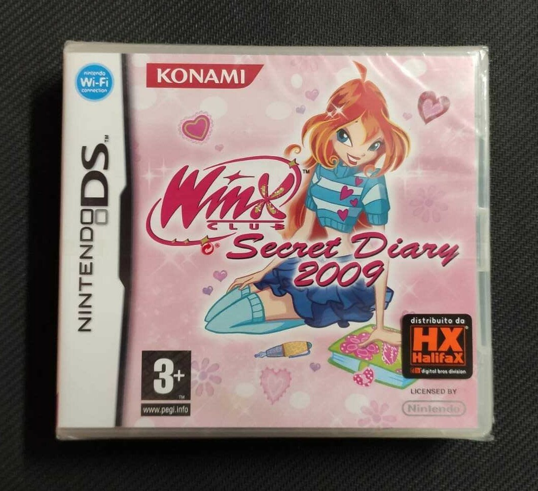 WINX CLUB SECRET DIARY 2009 NINTENDO DS KONAMI HALIFAX NUOVO COMPATIBILE 3DS