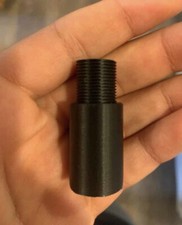 Airsoft Barrel Extension- 14mm CCW- 1 in. 2 Included 