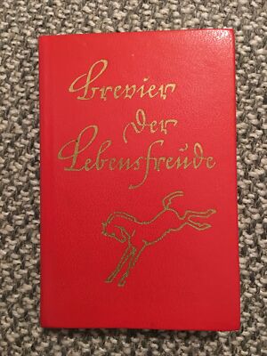 Brevier der Lebensfreude Hyperion Bücherei Minibuch SEHR GUT - RAR