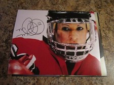 MEAGHAN MIKKELSON SIGNED 8 X 10 MATTE CALGARY INFERNO TEAM CANADA OLYMPICS (A)