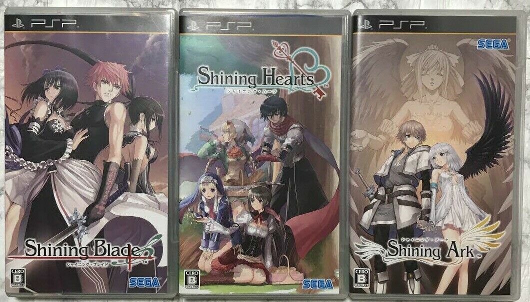 PSP Shining Ark & Blade & Hearts set Japan PlayStation