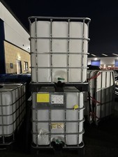 1000 Litre IBC Tank Container Water Diesel Fuel Oil Storage Allotment Farm Field