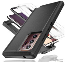 Samsung Galaxy Note 20 Ultra Case Military Grade Protection Cover Tempered Glass