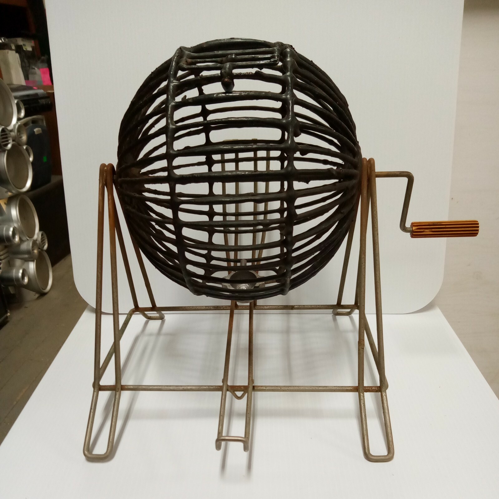 Vintage Bingo Ball Dispenser Cage 12.5" Tall (FC 71A/5 D93) eBay