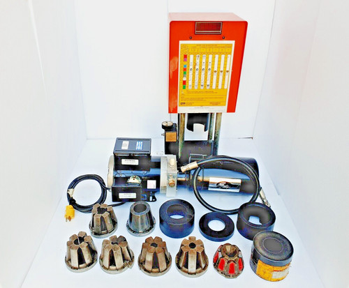 GATES 707 Power Crimp Hydraulic Hose Crimper Crimping Machine, 6 Dies, Digital
