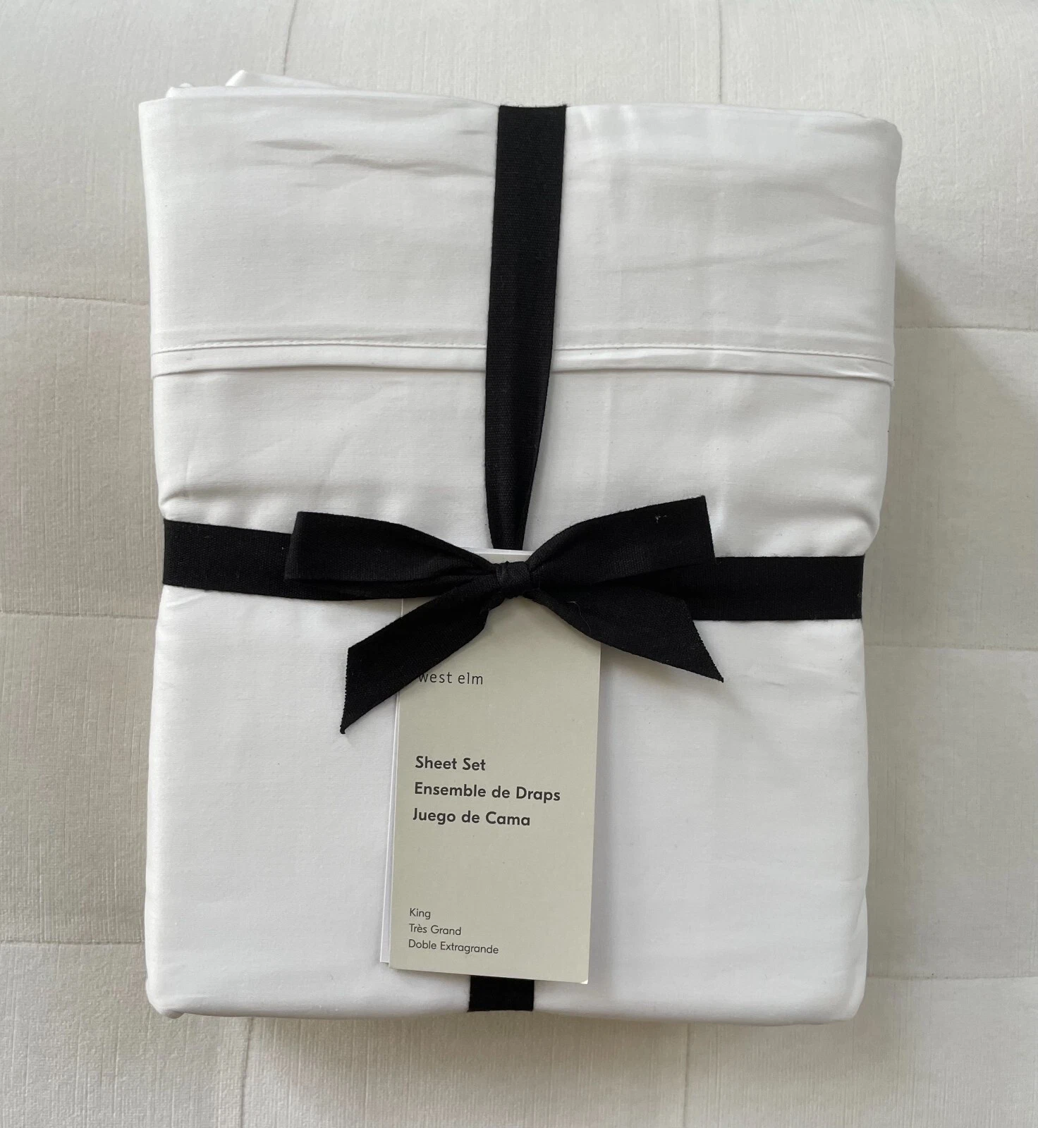 West Elm Sateen Sheet Set