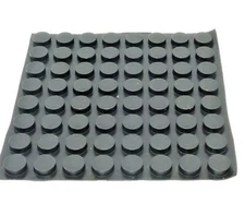 3/16" Tall x 7/16" Wide Round Stick on Rubber Feet Pads Adhesive Backed Bumpers