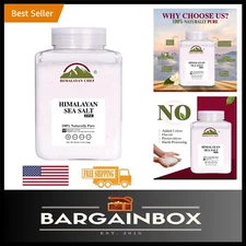 Organic Sea Salt Fine Grain - 5 Lbs Rich in Minerals for Cooking & Baking