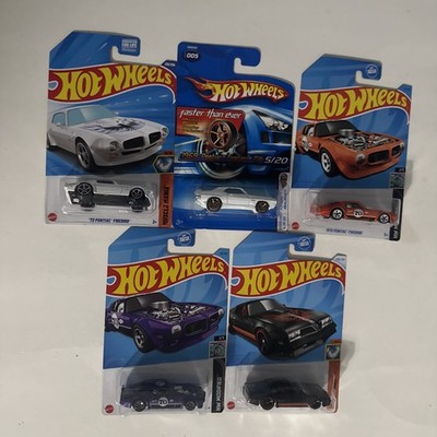 Hot Wheels Pontiac Firebird Lot of 5 + Faster Than Ever, Kroger Exclusive, STH