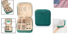 Plush Velvet Travel Jewelry Case, Travel Jewelry Organizer, Jewelry Travel Case,