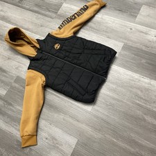 Timberland Boys Hybrid Puffer Hooded Jacket, Sz M 10-12 