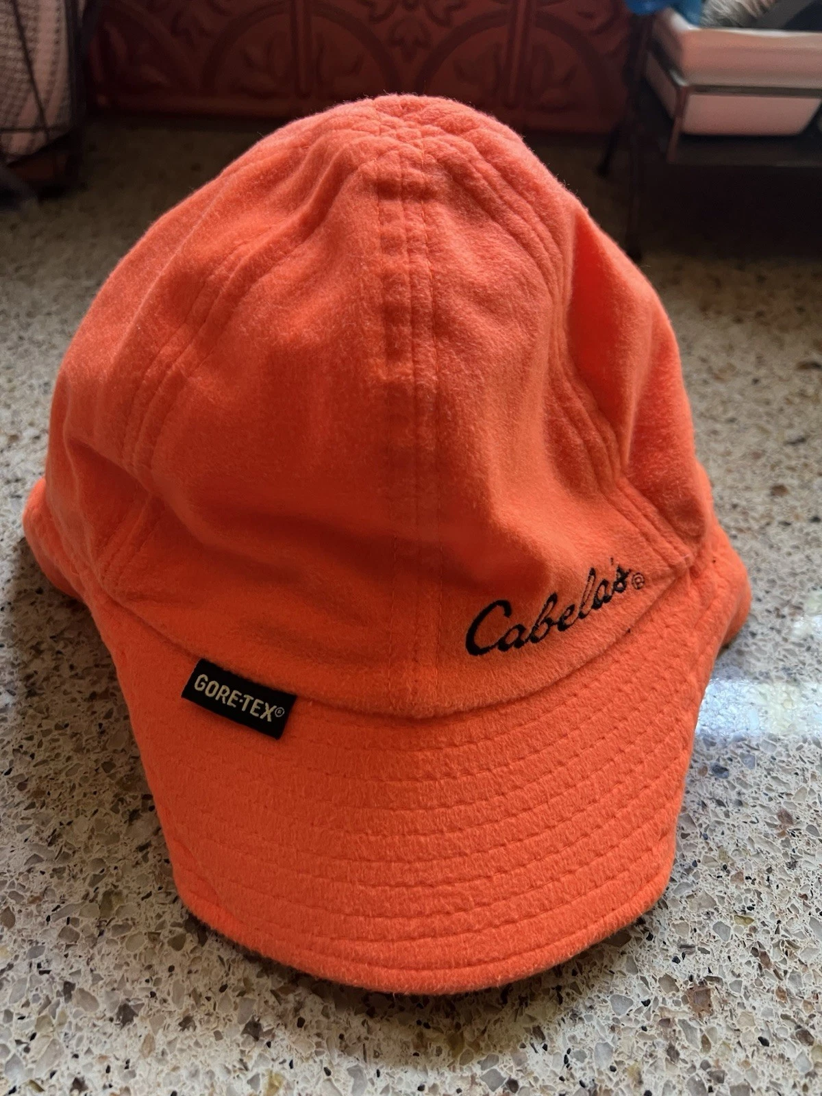Cabelas Goretex Hunting Trapper Hat Thinsulate Blaze Orange Small Insulated