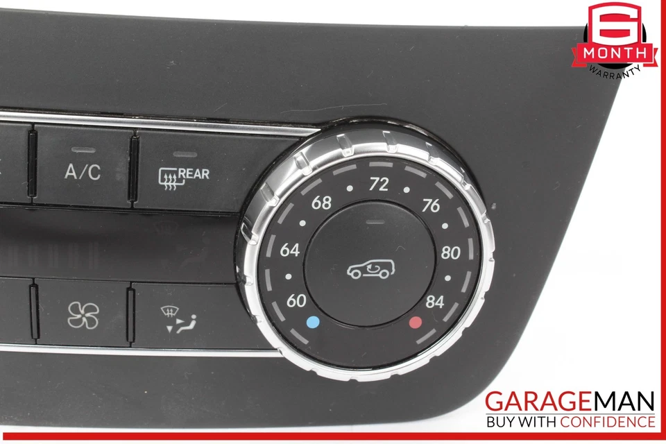 Interruptor de control climático calentador aire acondicionado delantero Mercedes X166 GL450 GL550 12-19 OEM Foto 3 de 4