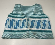 Native American Seminole Miccosukee Patchwork Handmade Polka Dot Child Vest 73 